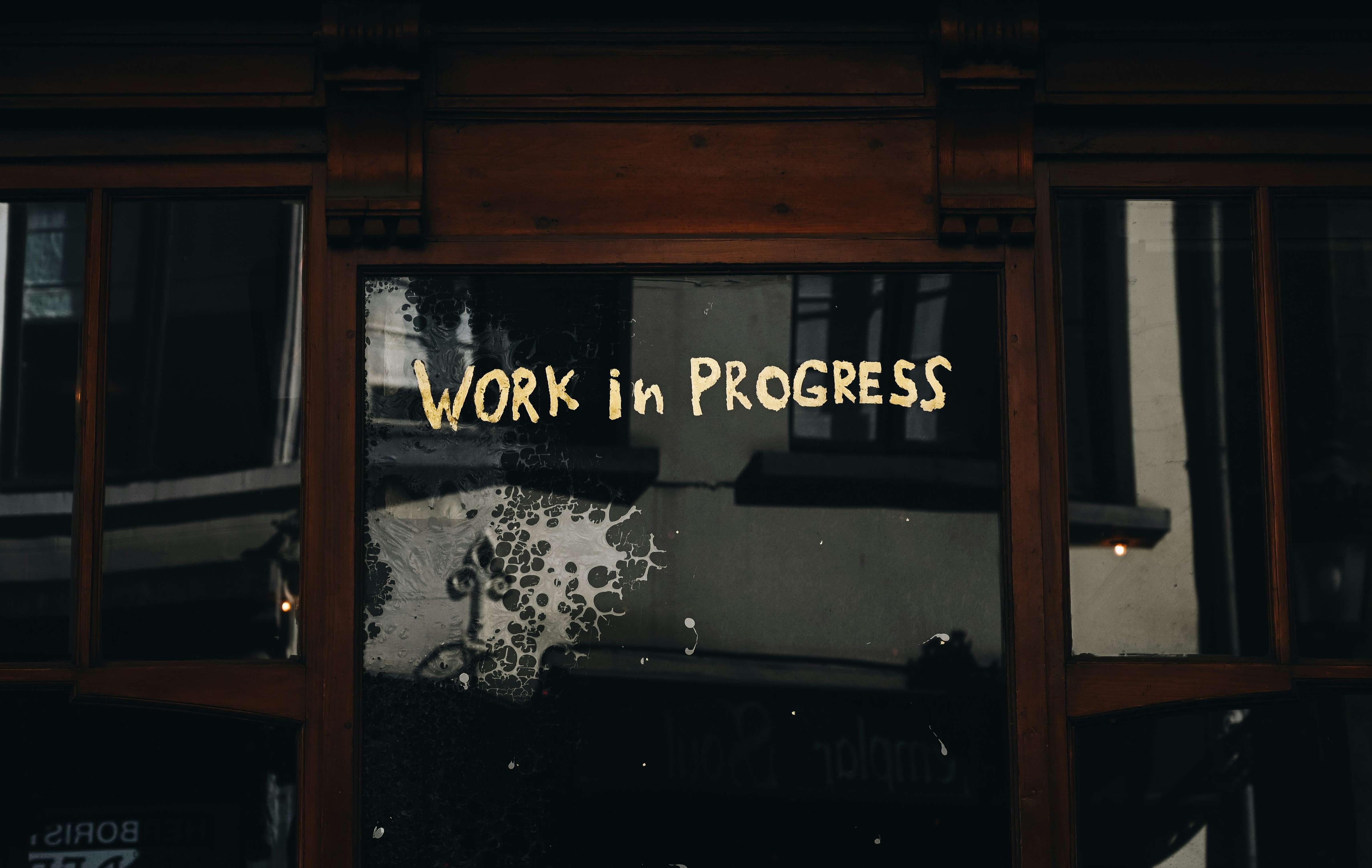 work in progress